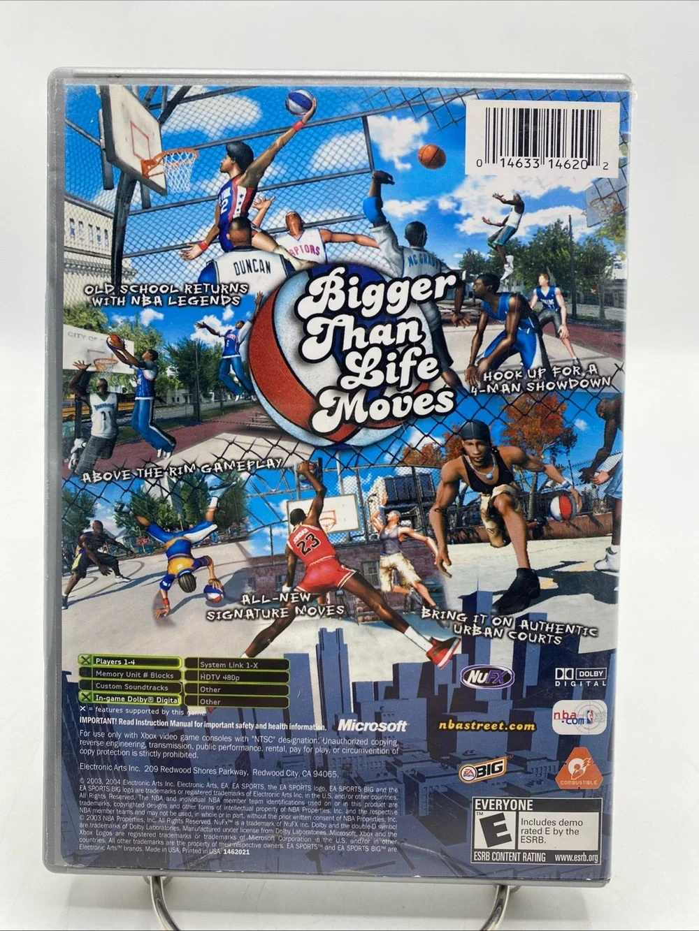 NBA Street Vol. 2 OG Xbox Good Condition Platinum Hits Video Game Basketball